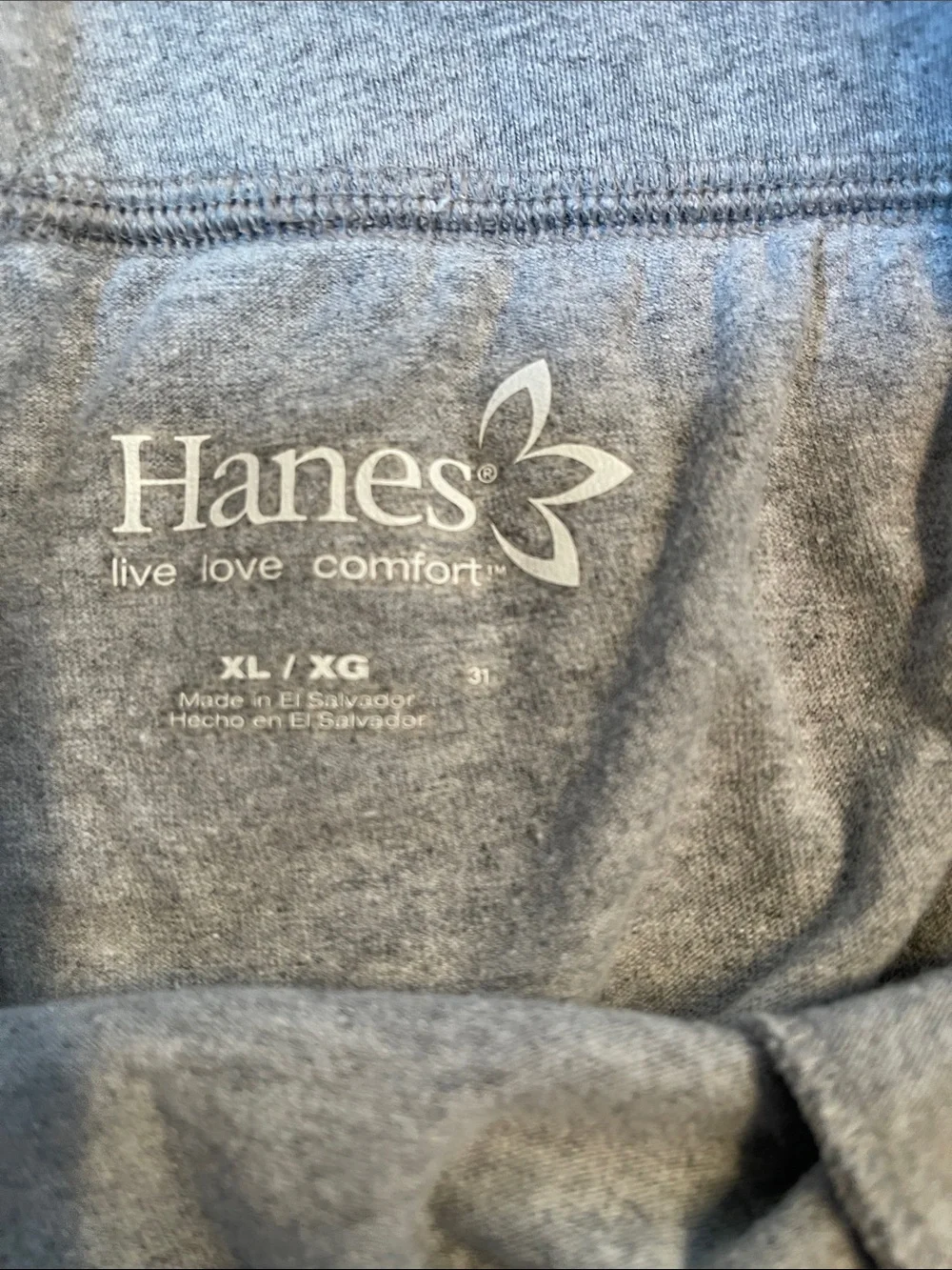 3 pair Hanes women’s 90%cotton, 10%polyester shorts, XL - Picture 5 of 5